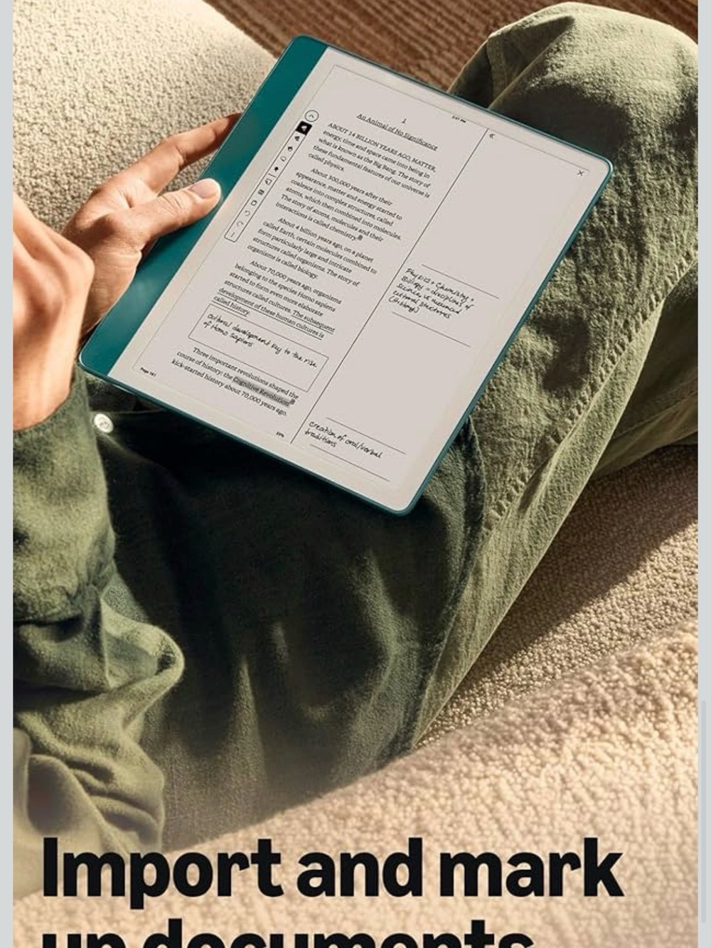 Amazon Kindle Scribe Teal & Teal Stylus eBook Reader. 64 GB. - Picture 12 of 15